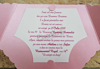 Imagine Invitatii de botez 8025 scutecel roz și fundiță