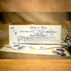Imagine Invitatii nunta 4006 motive florale mov