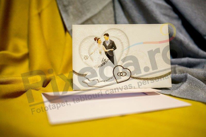 Imagine Invitatii nunta 3225 model romantic