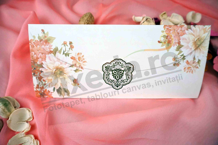 Imagine Invitatii nunta 70266 design floral artistic