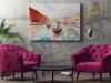 Imagine Tablou canvas abstract PX 20005 peisaj pictat