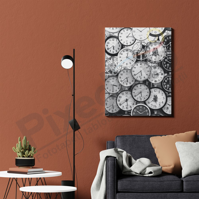 Imagine Tablou canvas abstract PX 21005 infinity clock