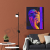 Imagine Tablou canvas abstract PX 21011 neon portret