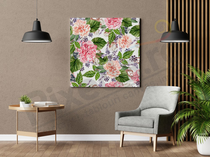 Imagine Tablou canvas flori  PX 22021 flori roz