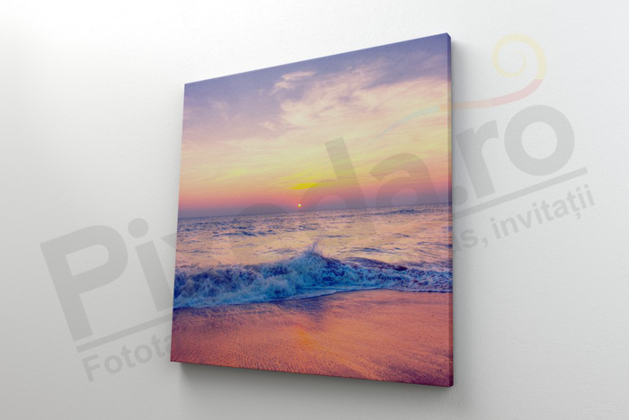 Imagine Tablou canvas peisaj PX 22033 apusul pe plaja