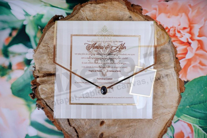 Imagine Invitatii nunta 19333 plic folie transparenta