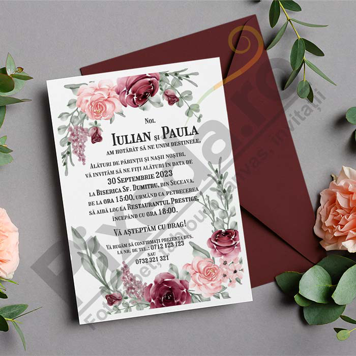Imagine Invitatie de nunta PX 10100