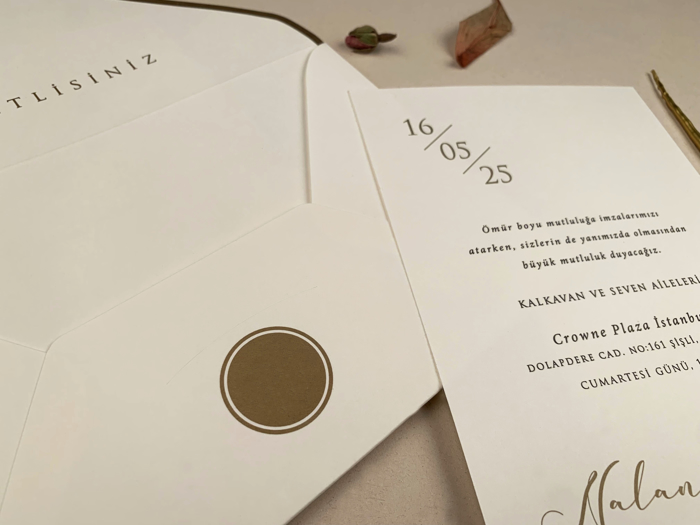 Imagine Invitații nuntă 12259 cu design rafinat