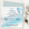Imagine Invitatie de botez PXB 9018