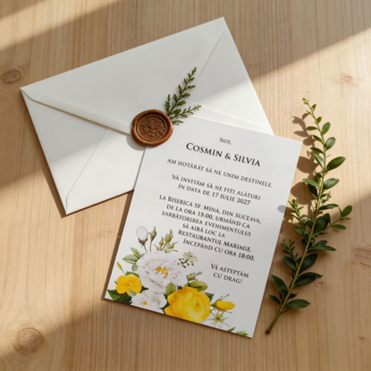 Imagine Invitatie de nunta PX 10010