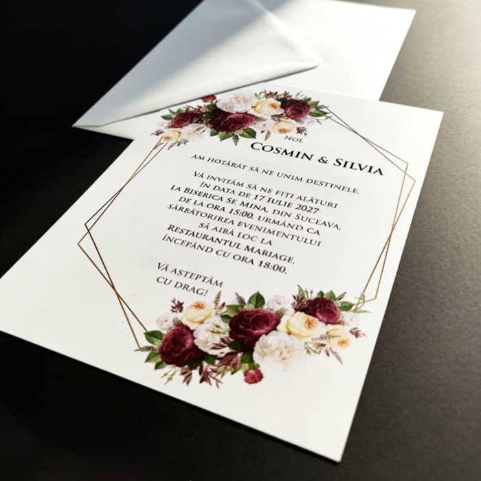 Imagine Invitatie de nunta PX 10080