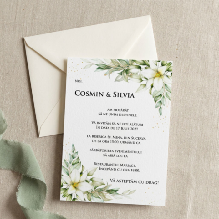 Imagine Invitatie de nunta PX 10084