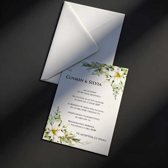 Imagine Invitatie de nunta PX 10084
