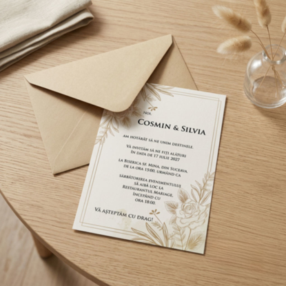 Imagine Invitatie de nunta PX 10085