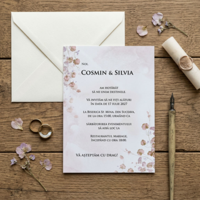 Imagine Invitatie de nunta PX 10087