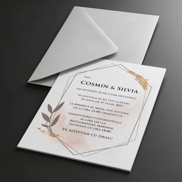 Imagine Invitatie de nunta PX 10089