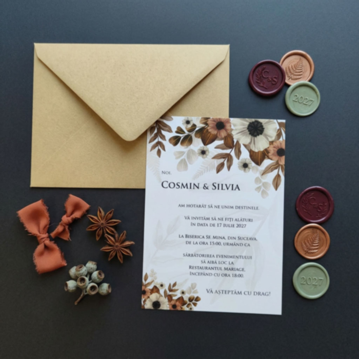 Imagine Invitatie de nunta PX 10093