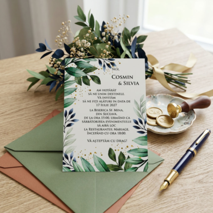 Imagine Invitatie de nunta PX 10104
