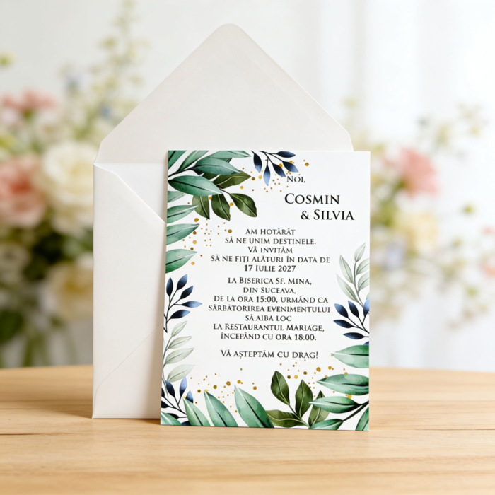 Imagine Invitatie de nunta PX 10104