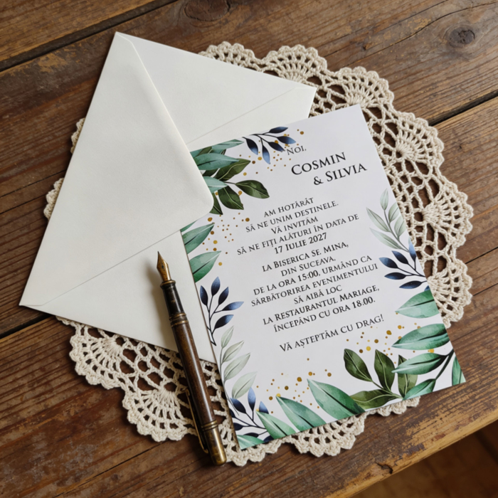 Imagine Invitatie de nunta PX 10104