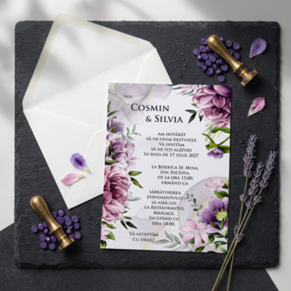 Imagine Invitatie de nunta PX 10105