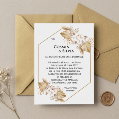 Imagine Invitatie de nunta PX 10109