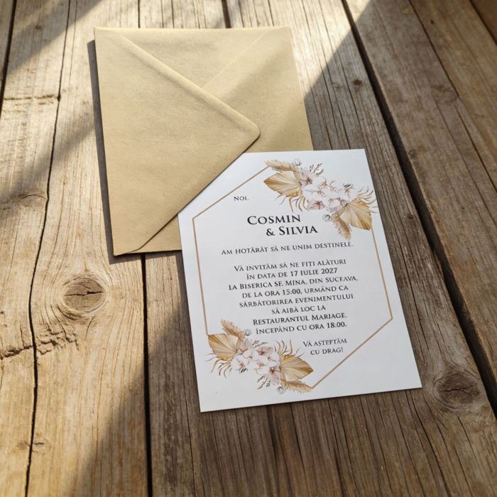 Imagine Invitatie de nunta PX 10109