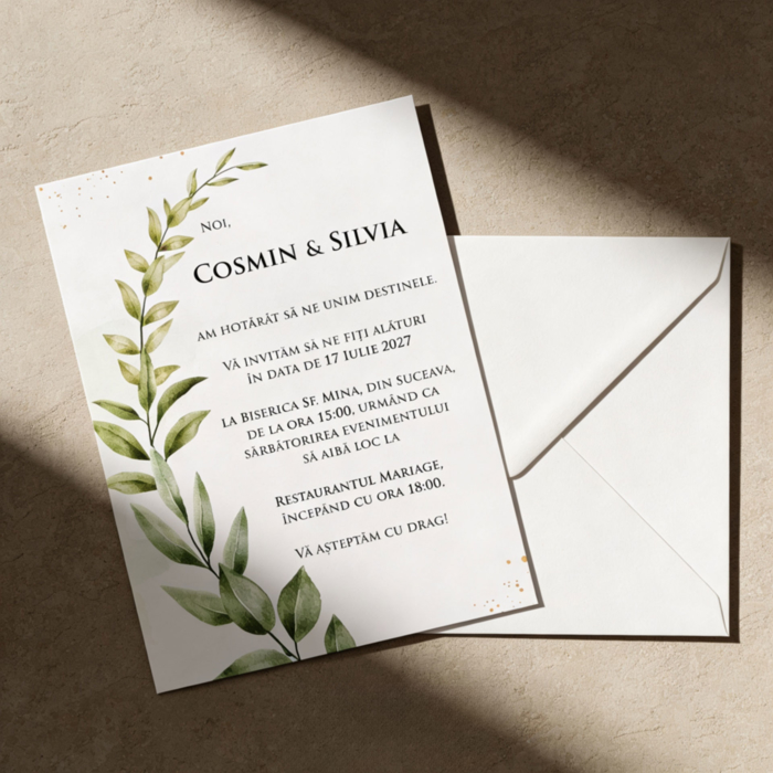 Imagine Invitatie de nunta PX 10116