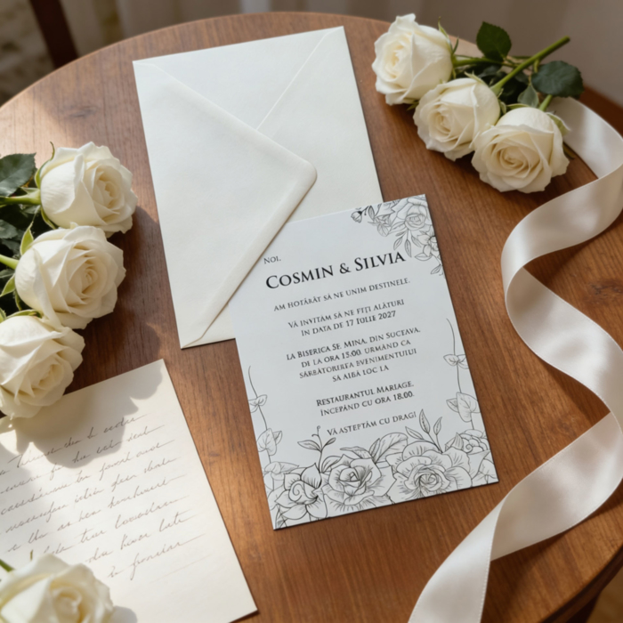 Imagine Invitatie de nunta PX 10117