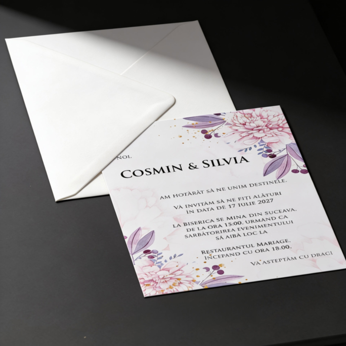 Imagine Invitatie de nunta PX 10118
