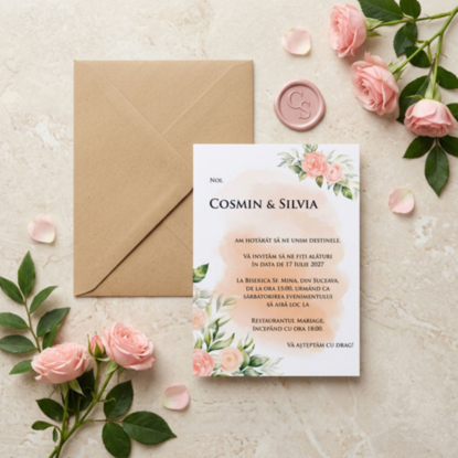 Imagine Invitatie de nunta PX 10122
