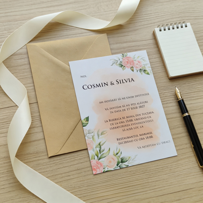 Imagine Invitatie de nunta PX 10122