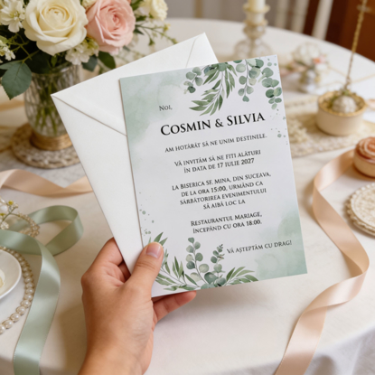 Imagine Invitatie de nunta PX 10125