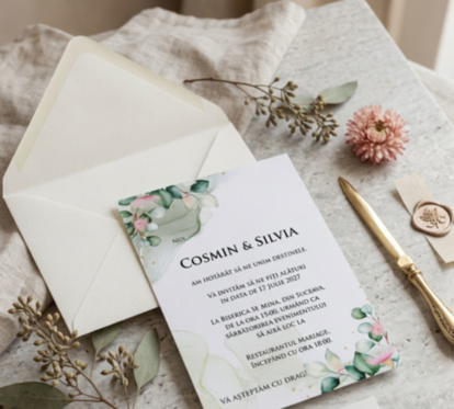 Imagine Invitatie de nunta PX 10127