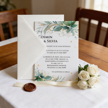 Imagine Invitatie de nunta PX 10133