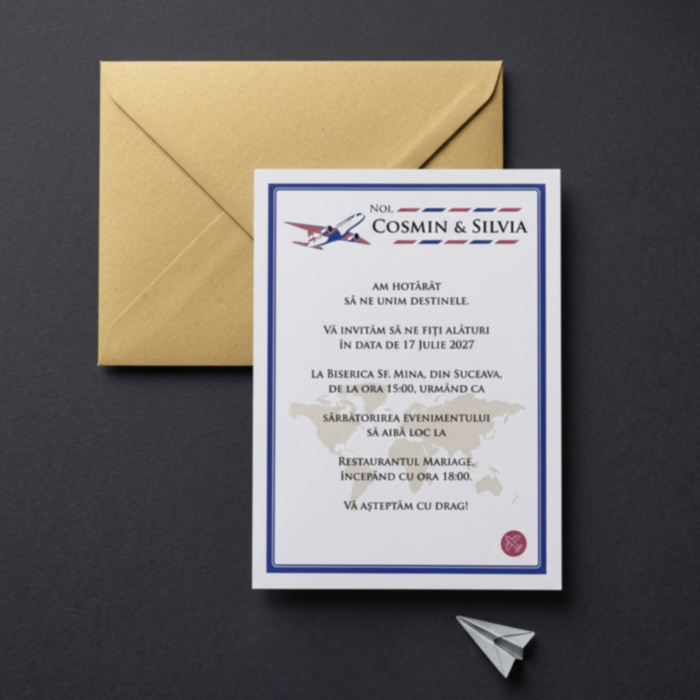 Imagine Invitatie de nunta PX 10135