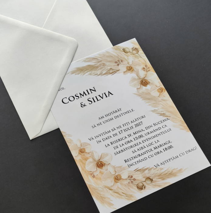 Imagine Invitatie de nunta PX 10136