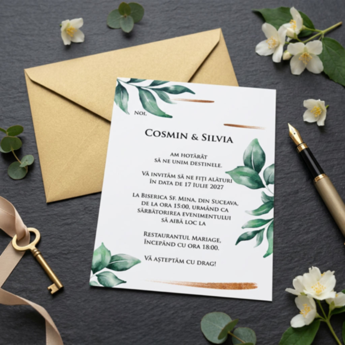 Imagine Invitatie de nunta PX 10137
