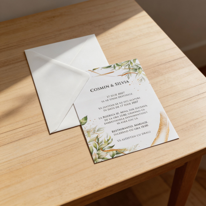 Imagine Invitatie de nunta PX 10138