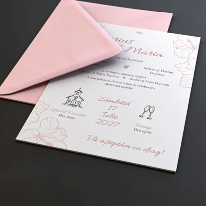 Imagine Invitatie de nunta PX 15005