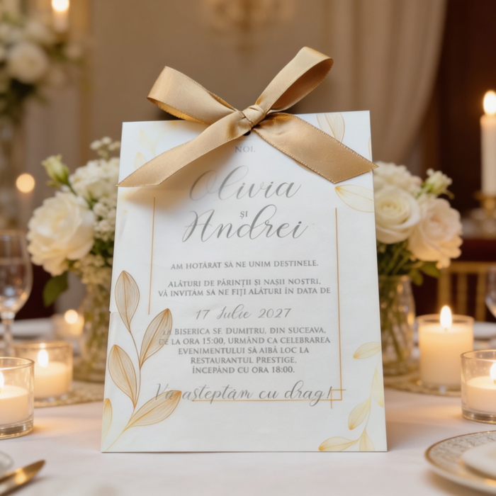 Imagine Invitatie de nunta PX 15008