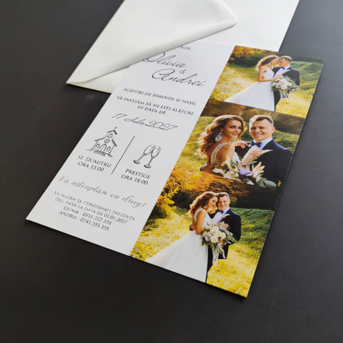 Imagine Invitatie de nunta PX 15015