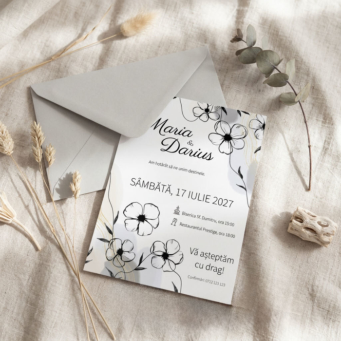 Imagine Invitatie de nunta PX 15019