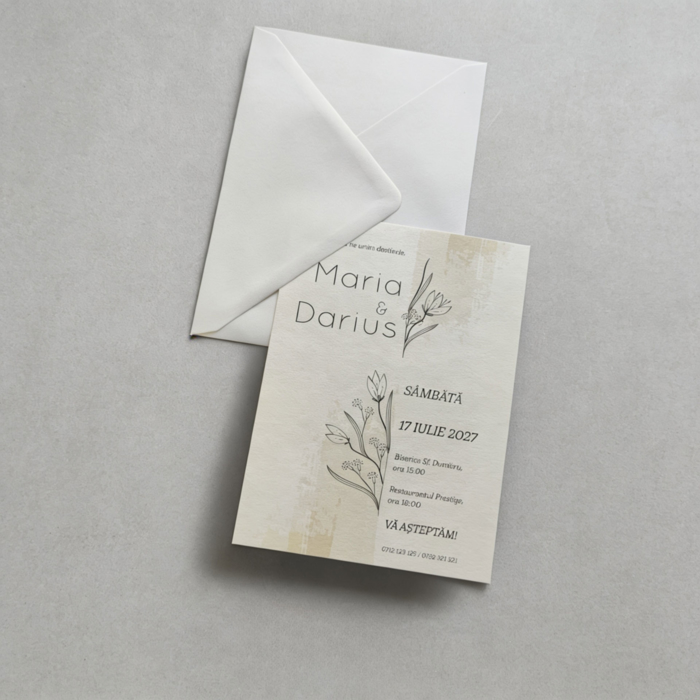 Imagine Invitatie de nunta PX 15023