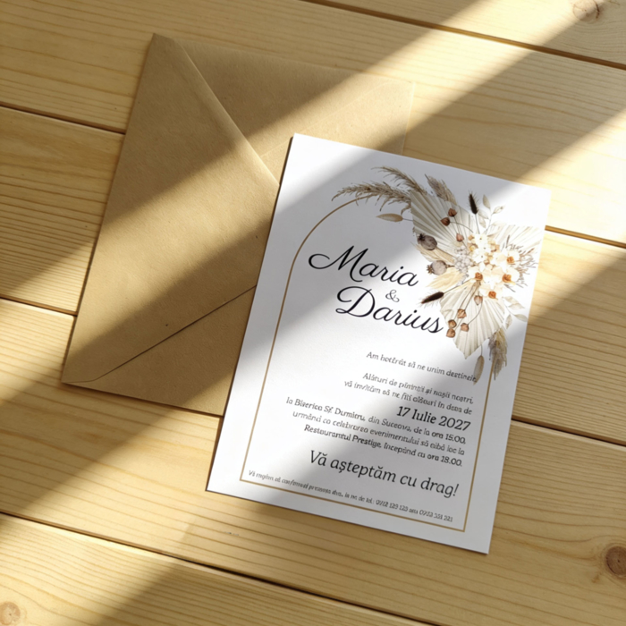 Imagine Invitatie de nunta PX 15031