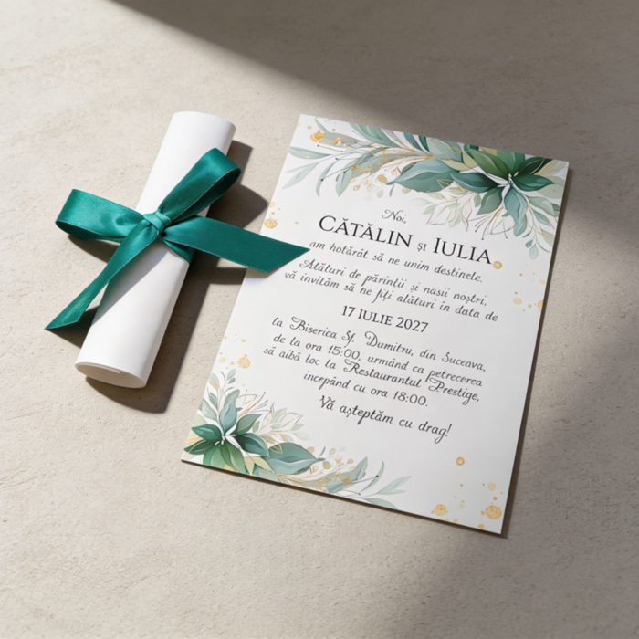 Imagine Invitatie de nunta PX 15042