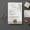 Imagine Invitatie de nunta PX 15046
