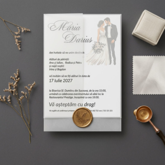 Imagine Invitatie de nunta PX 15046