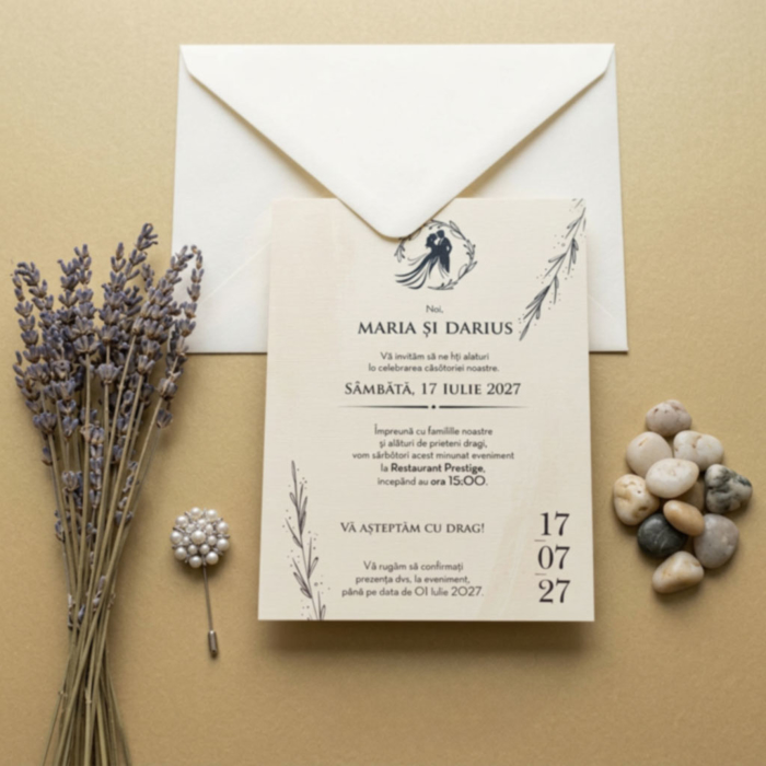 Imagine Invitatie de nunta PX 15050