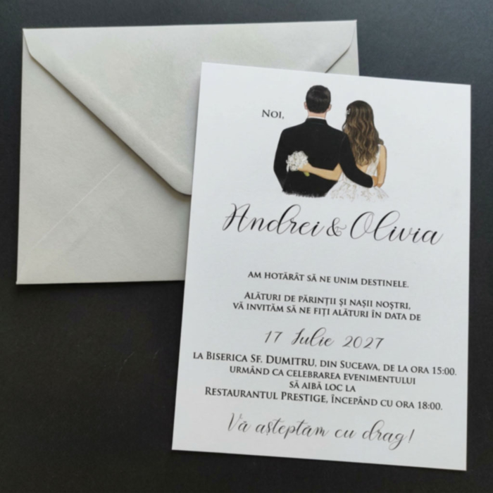 Imagine Invitatie de nunta PX 15051